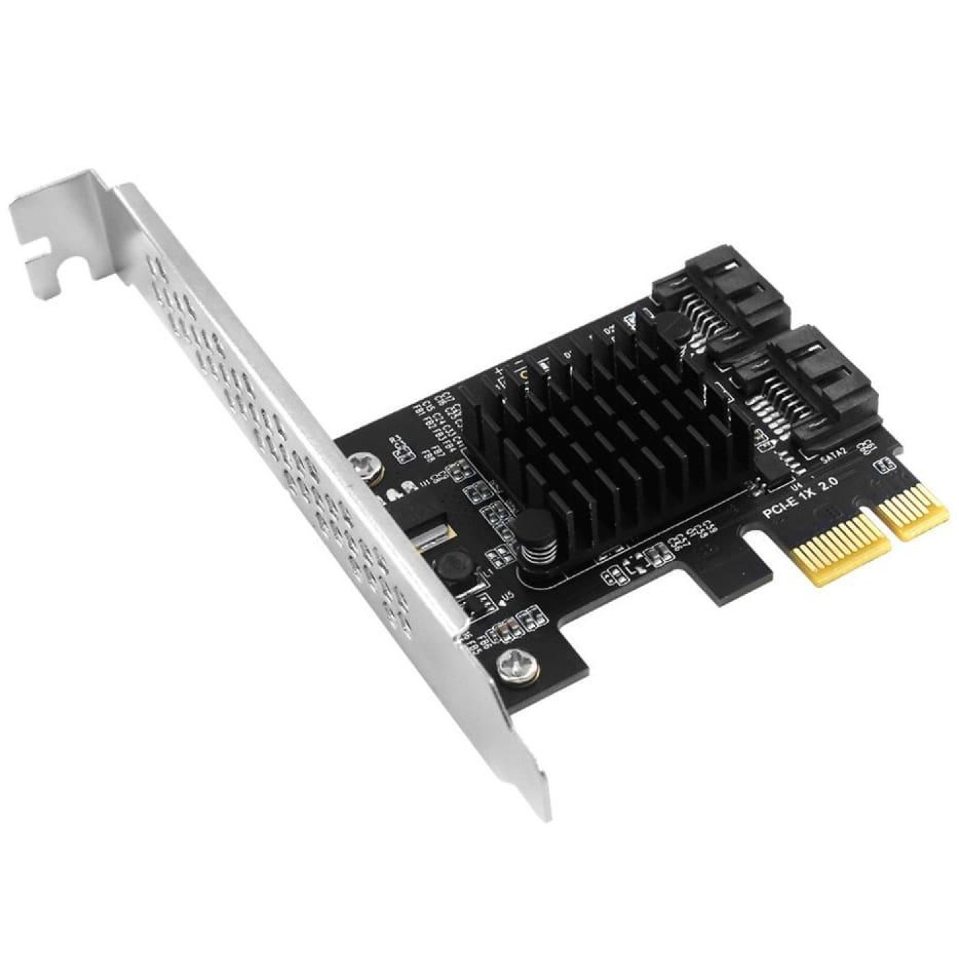 Контроллер Dynamode PCI-E to 2 х SATA III (6 Гбит/сек), 2 внутр. канала, чипсет Marvell 88SE91XX