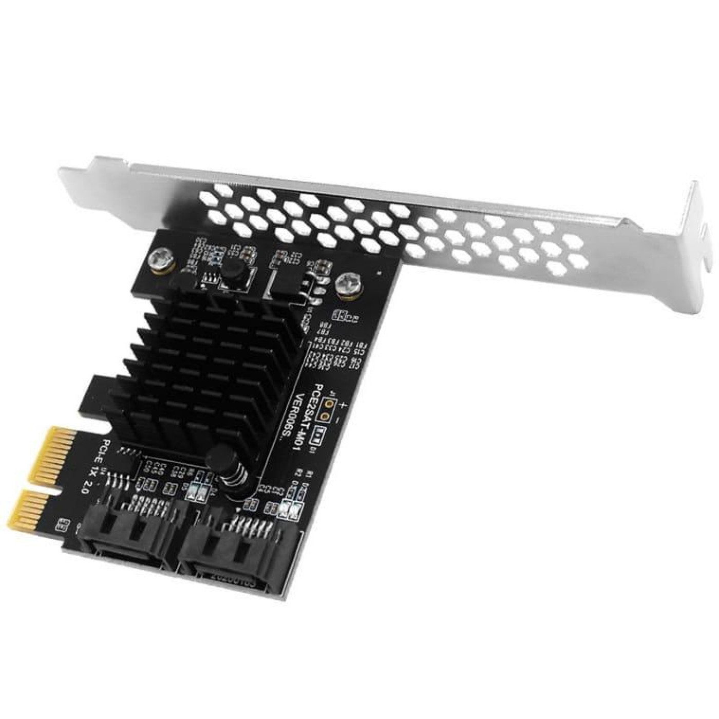 Контроллер Dynamode PCI-E to 2 х SATA III (6 Гбит/сек), 2 внутр. канала, чипсет Marvell 88SE91XX