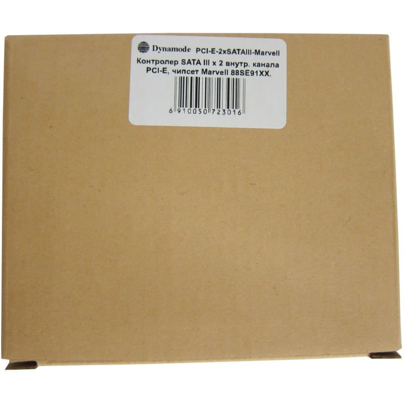 Контроллер Dynamode PCI-E to 2 х SATA III (6 Гбит/сек), 2 внутр. канала, чипсет Marvell 88SE91XX
