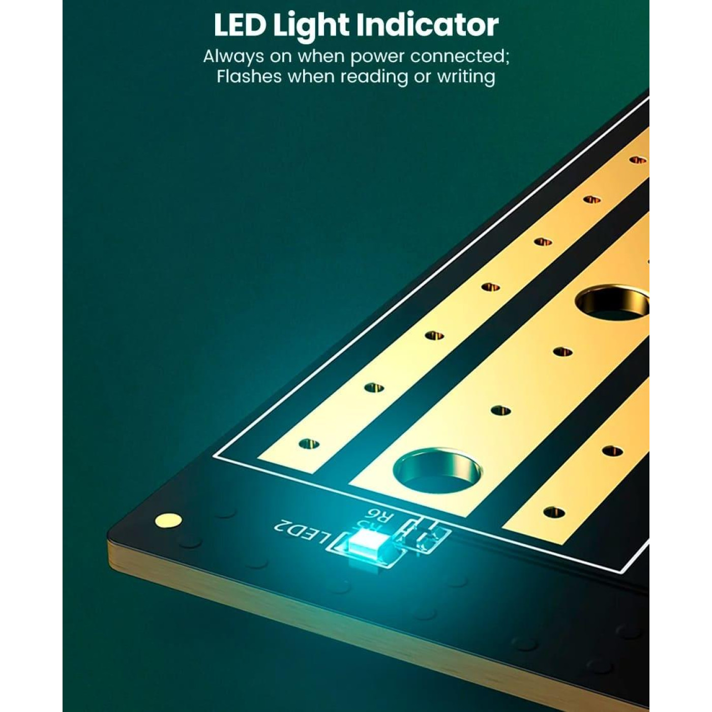 Контролер Ugreen PCI-E 3.0 for SSD M.2 NVMe + M.2 NGFF CM302 (70504)