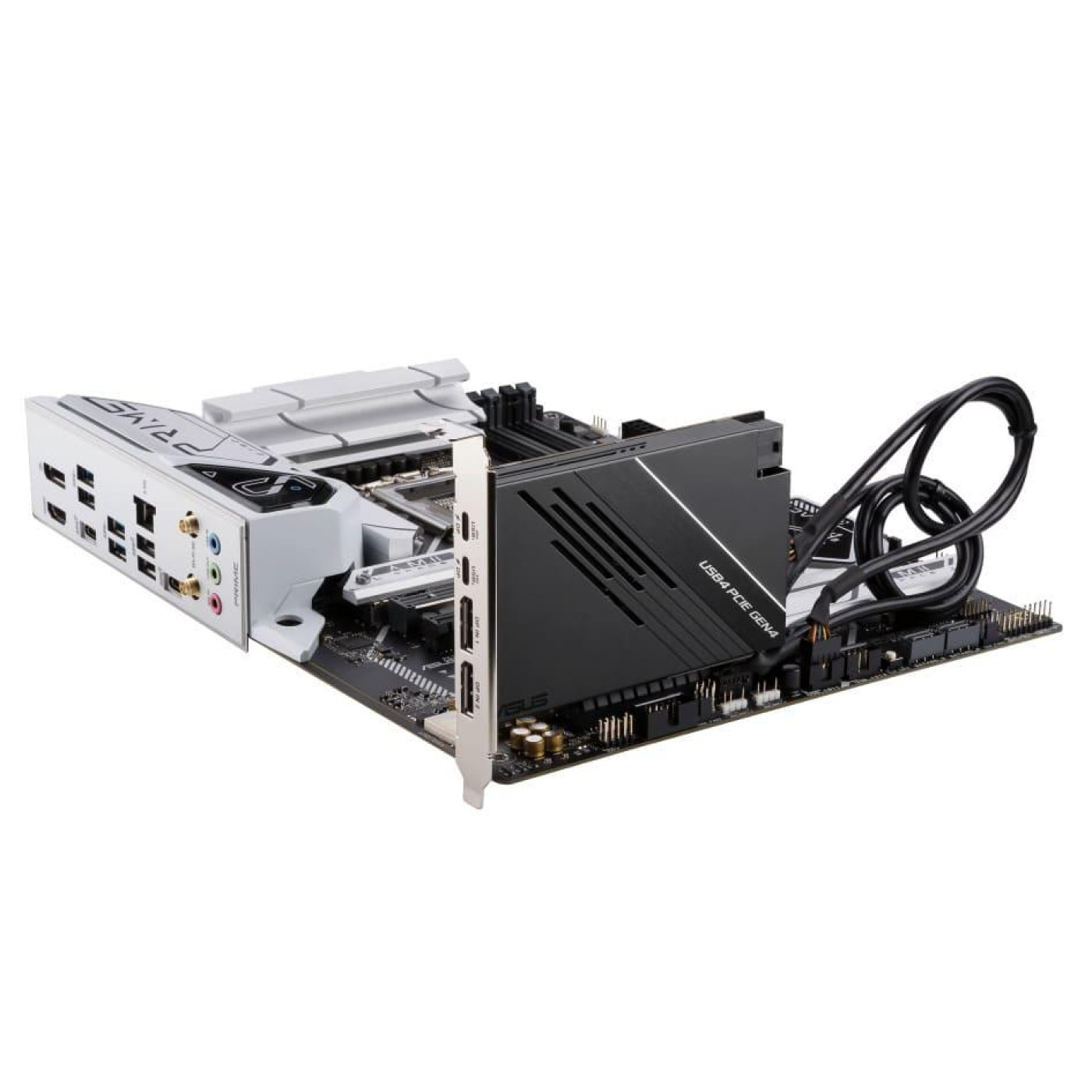 ASUS USB4 PCIe Gen4 Card, dual USB4® ports (USB-C®) ports, DisplayPort™ 1.4, PCIe® 4.0 x4 interface