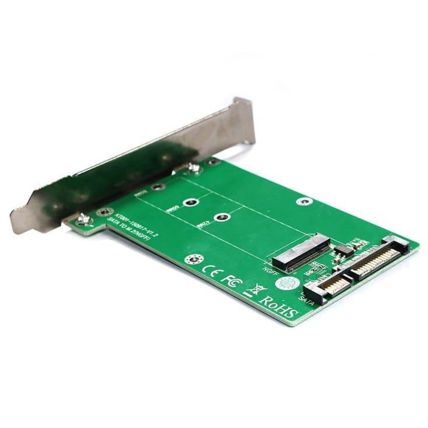 Контроллер Maiwo SATA to M.2 (NGFF) B-key SSD 22*42, 22*60, 22*80 mm, with full profile bracket