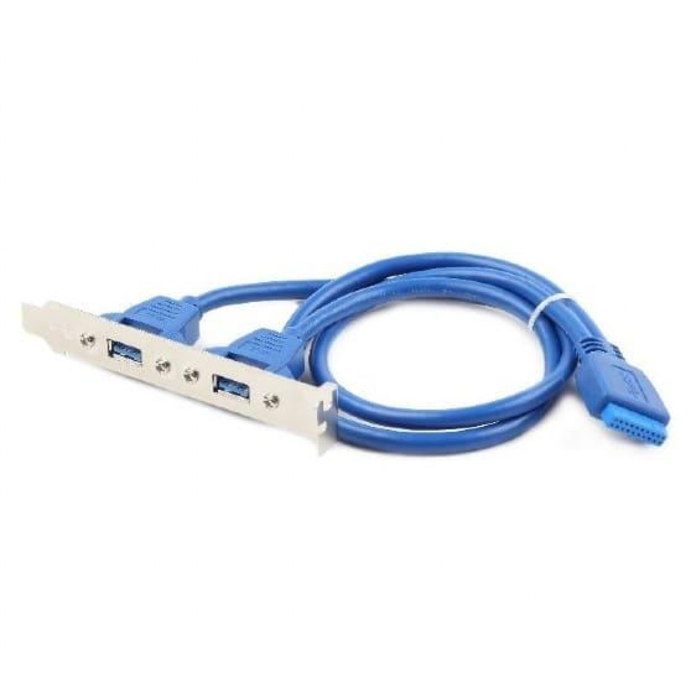 Кабель Cablexpert USB3.0-10P, 0.44 м, синий (CC-USB3-RECEPTACLE)