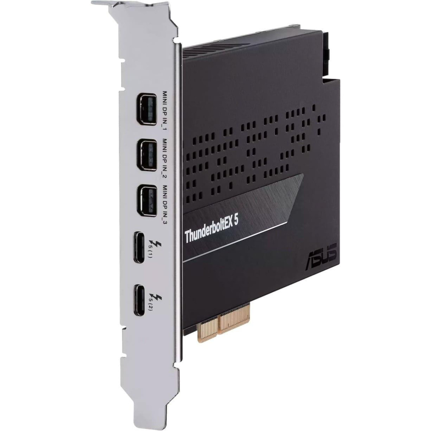 Плата-адаптер PCIe ASUS ThunderboltEX 5 USB Type-C PCIe 4.0 X4 Expansion Card (90MC0E50-M0EAY0)