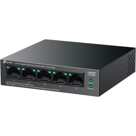 Комутатор TP-Link 5-портовий гігабітний комутатор, LS105GP (LS105GP)
