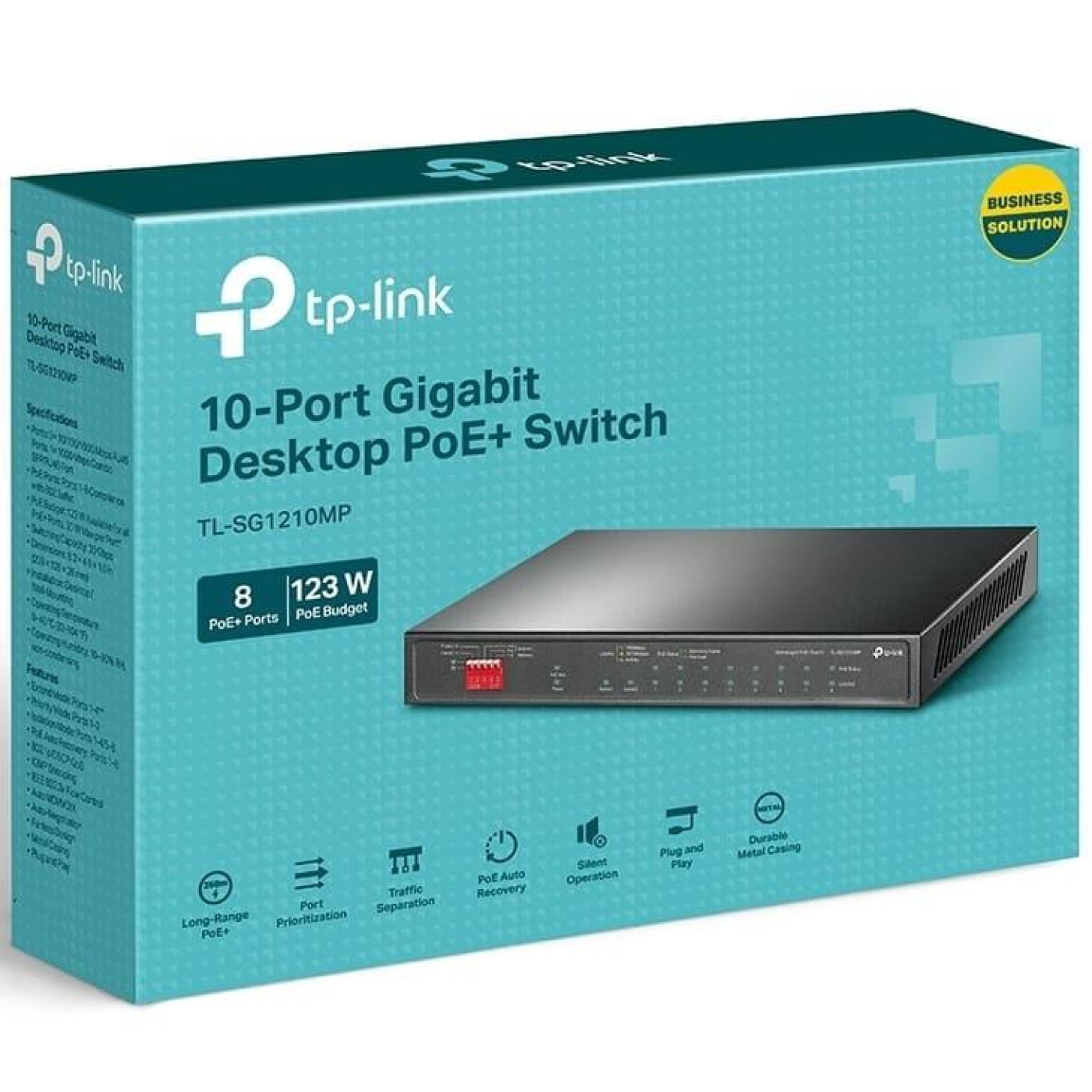 Комутатор TP-Link TL-SG1210MP (TL-SG1210MP)