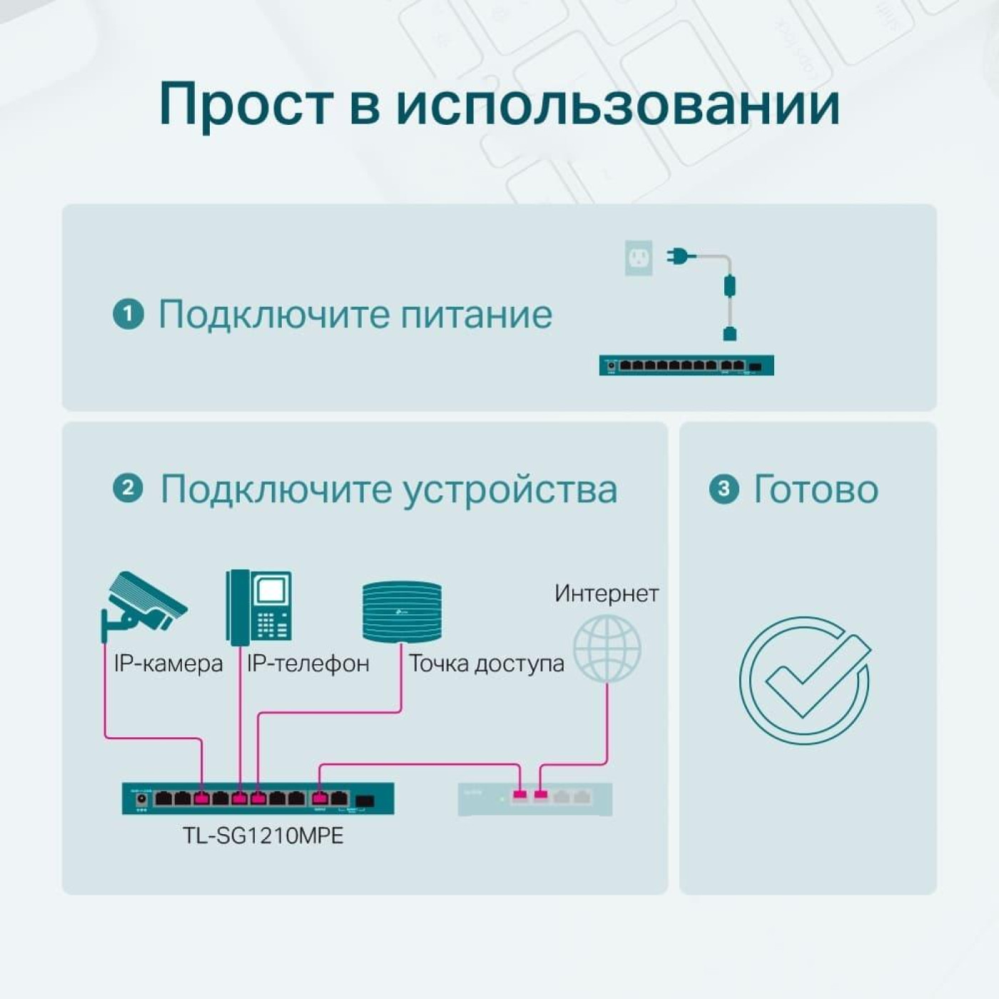 Комутатор TP-Link TL-SG1210MPE (TL-SG1210MPE)