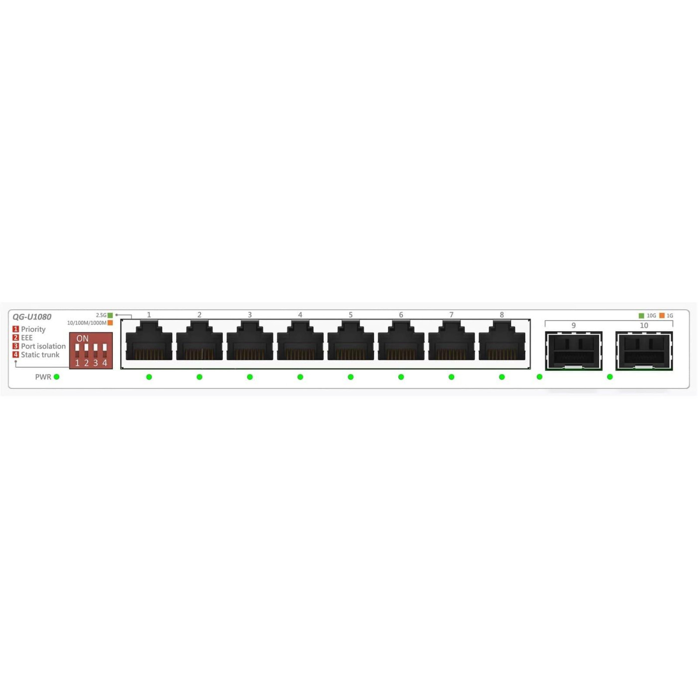 Коммутатор ASUS QG-U1080 (90IG0A00-MO3B00)