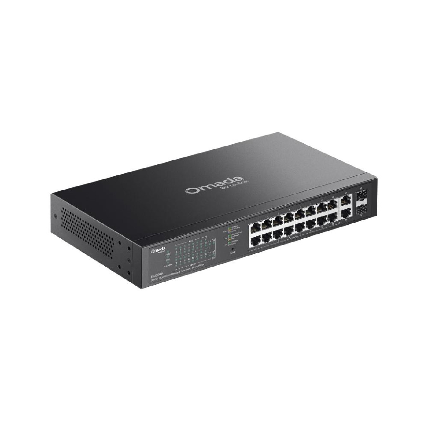 Комутатор TP-Link 20-портовий гігабітний комутатор, ES220GP (ES220GP)