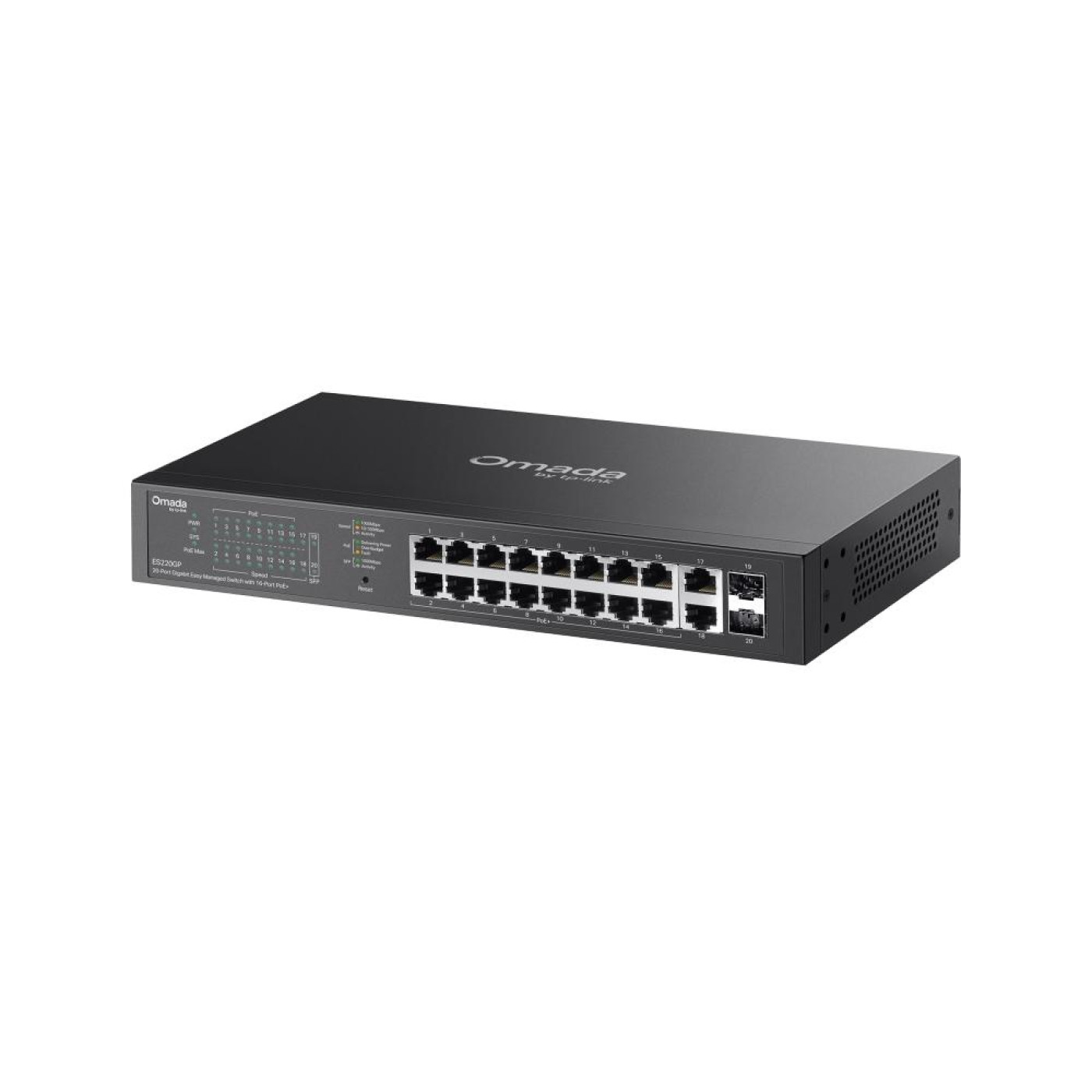 Комутатор TP-Link 20-портовий гігабітний комутатор, ES220GP (ES220GP)