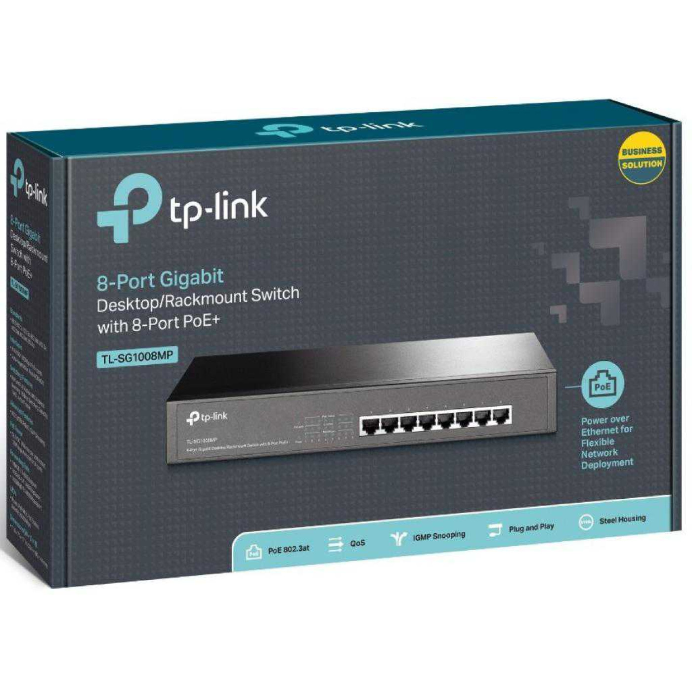 Комутатор TP-Link TL-SG1008MP (TL-SG1008MP)