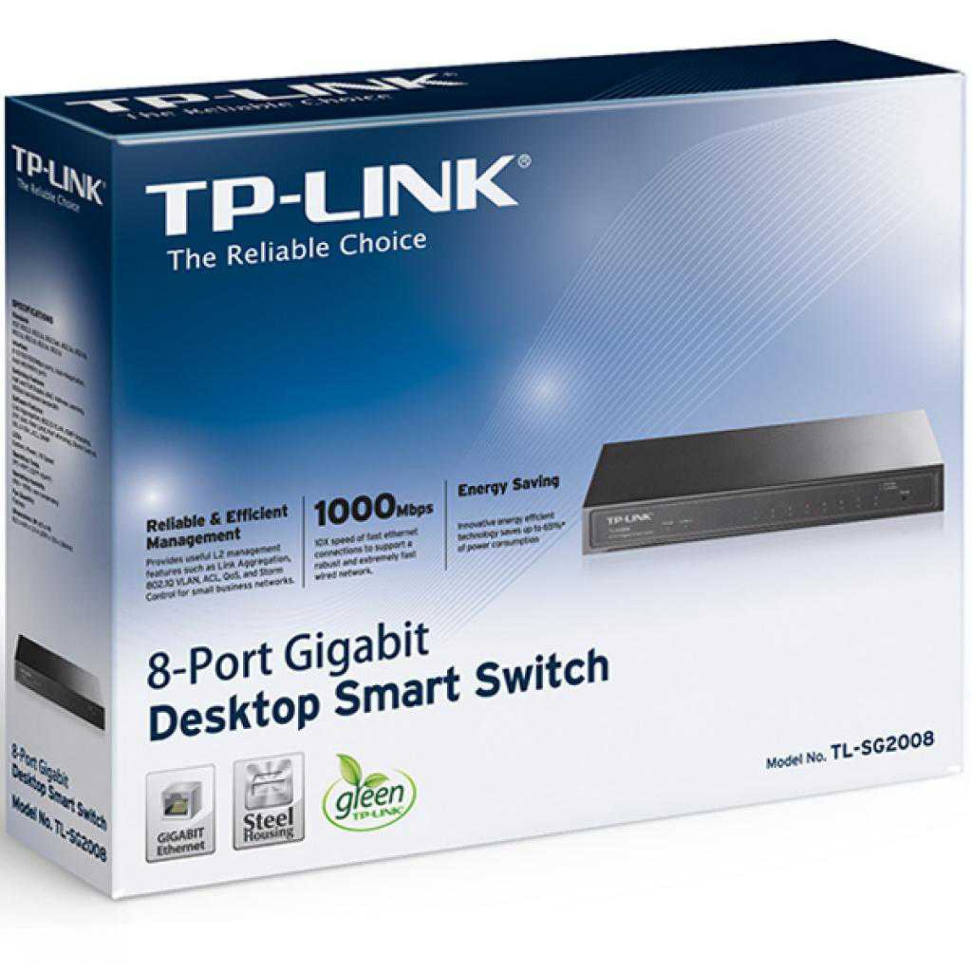 Комутатор TP-Link TL-SG2008 (TL-SG2008)