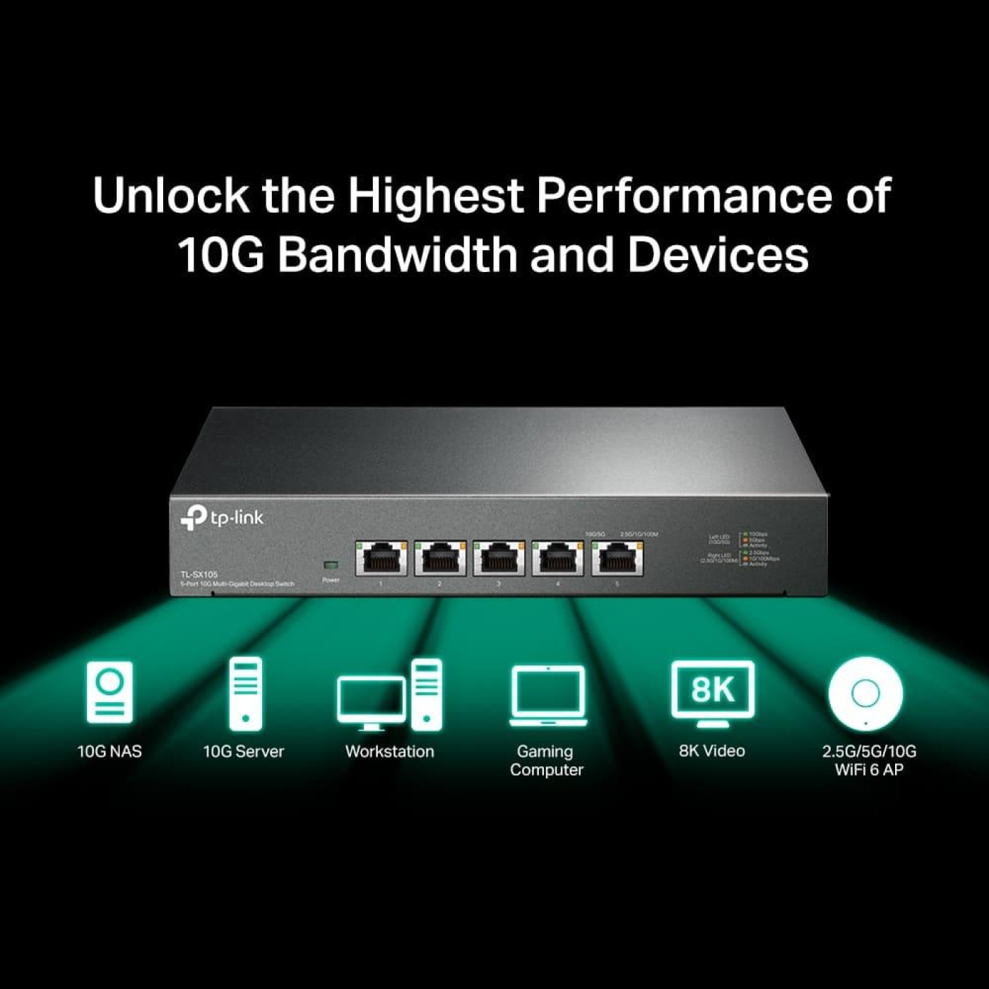 Коммутатор TP-Link TL-SX105 (TL-SX105)