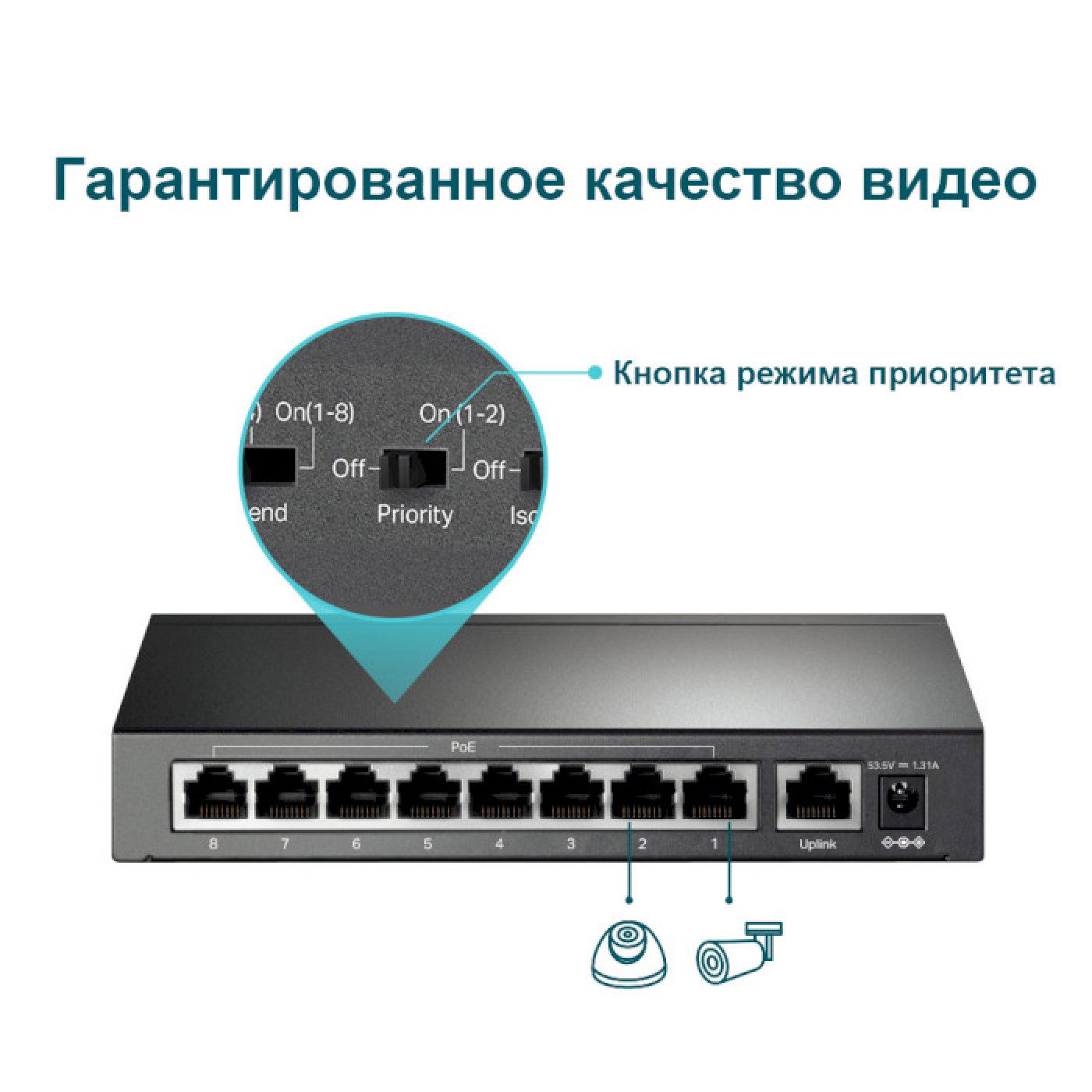 Комутатор TP-Link TL-SF1009P (TL-SF1009P)