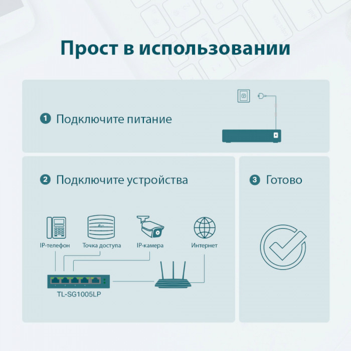 Комутатор TP-Link TL-SG1005LP (TL-SG1005LP)