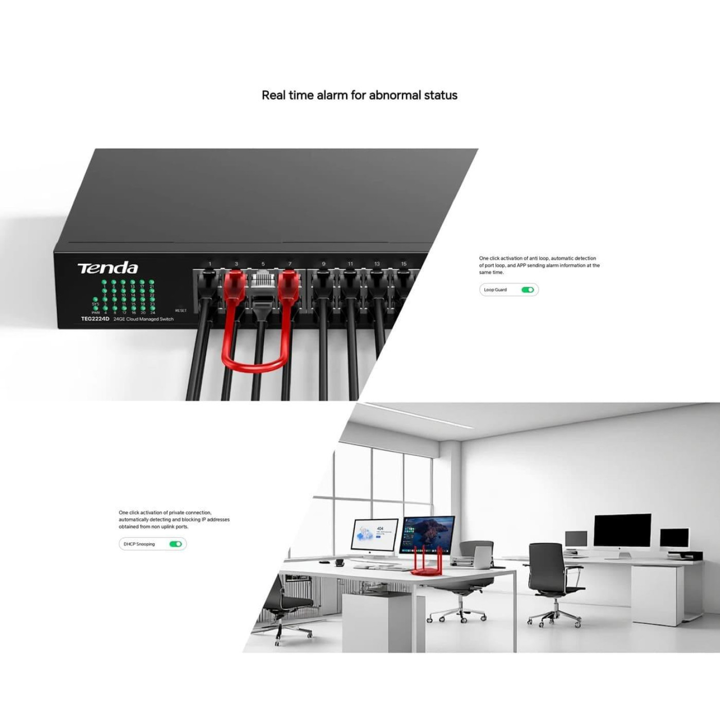 Коммутатор Tenda TEG2226F (TEG2226F)