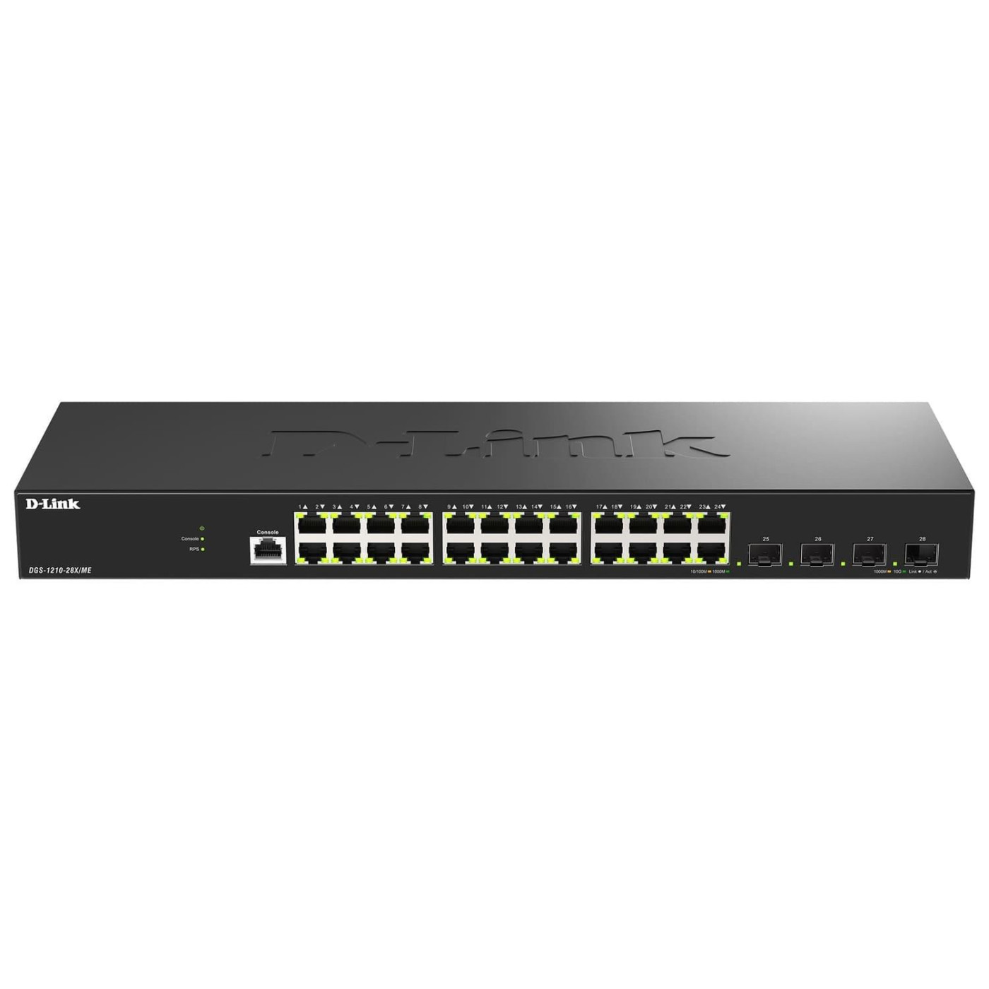 Коммутатор D-Link 24x1000Base-T, 4x10GBase-X SFP (DGS-1210-28X/ME/C1A)