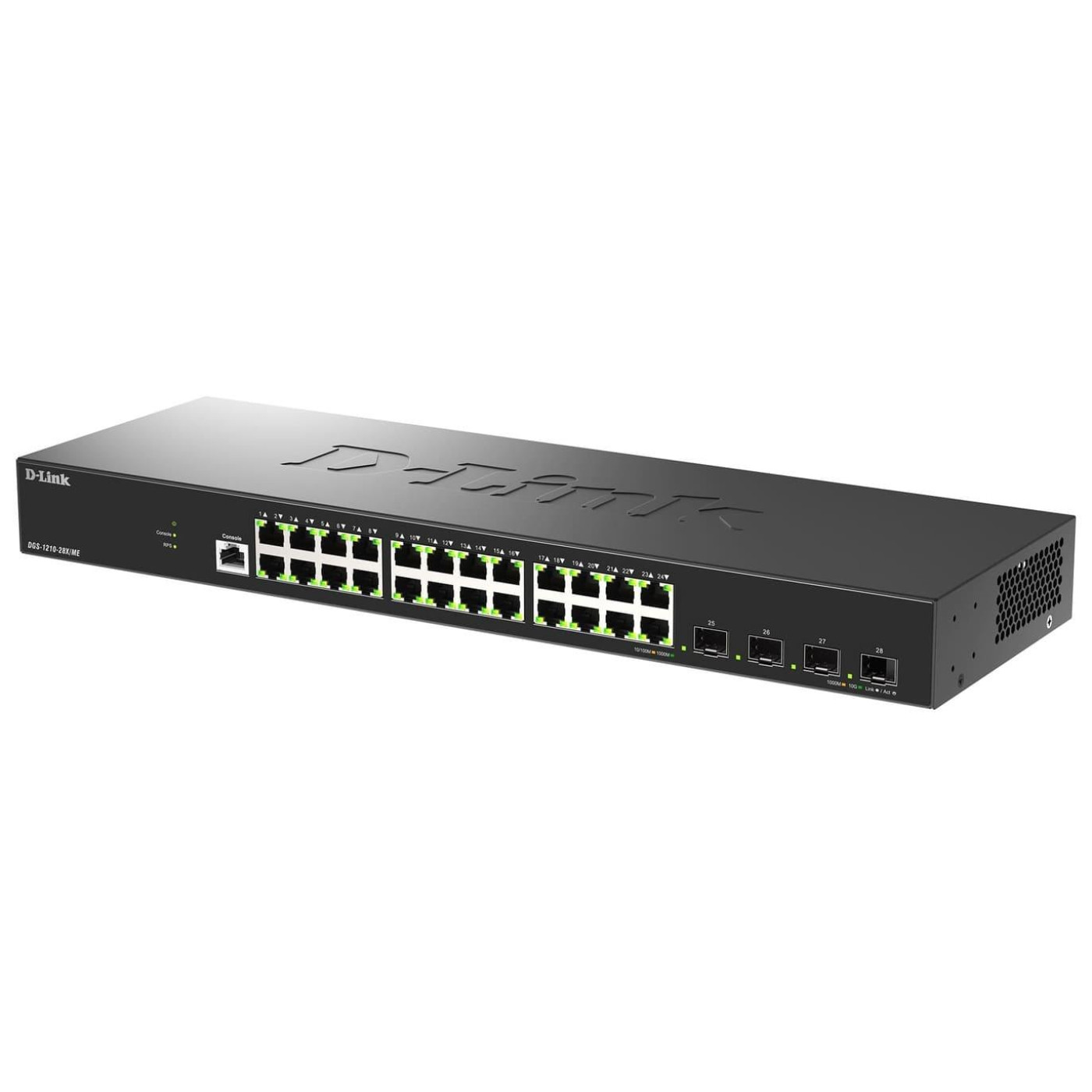 Коммутатор D-Link 24x1000Base-T, 4x10GBase-X SFP (DGS-1210-28X/ME/C1A)