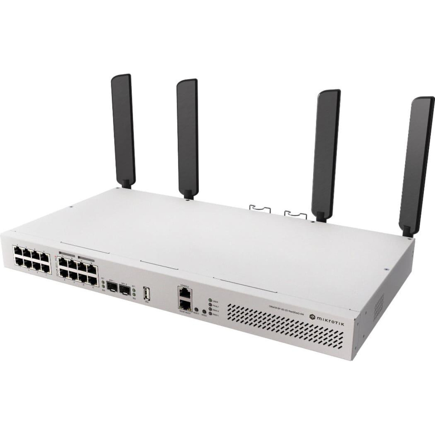 Коммутатор MikroTik CRS418-8P-8G-2S+5axQ2axQ-RM, 17xGig Eth ports (8 with 802.3af/at PoE-out support) (CRS418-8P-8G-2S+5axQ2axQ-)