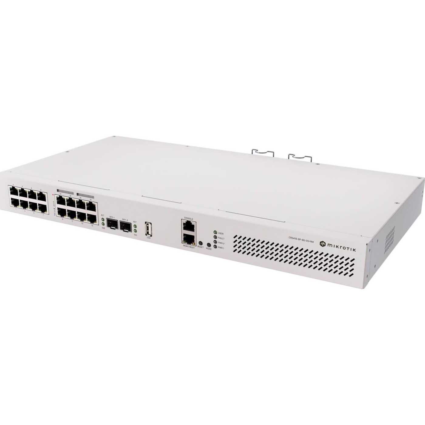 Коммутатор MikroTik CRS418-8P-8G-2S+RM (CRS418-8P-8G-2S+RM)