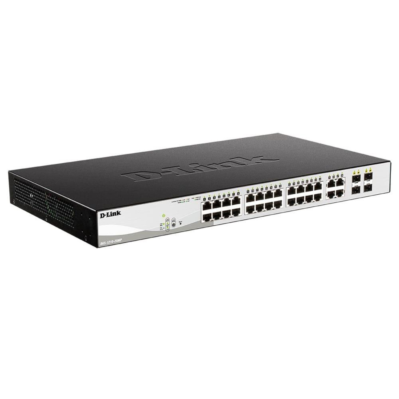 Коммутатор D-Link 24 x PoE+ 10/100/1000Mbps, 4 x Combo 1000BaseT/SFP (DGS-1210-28MP/E)