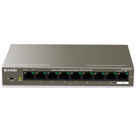 Комутатор Tenda TEF1109P-8-102W (TEF1109P-8-102W)