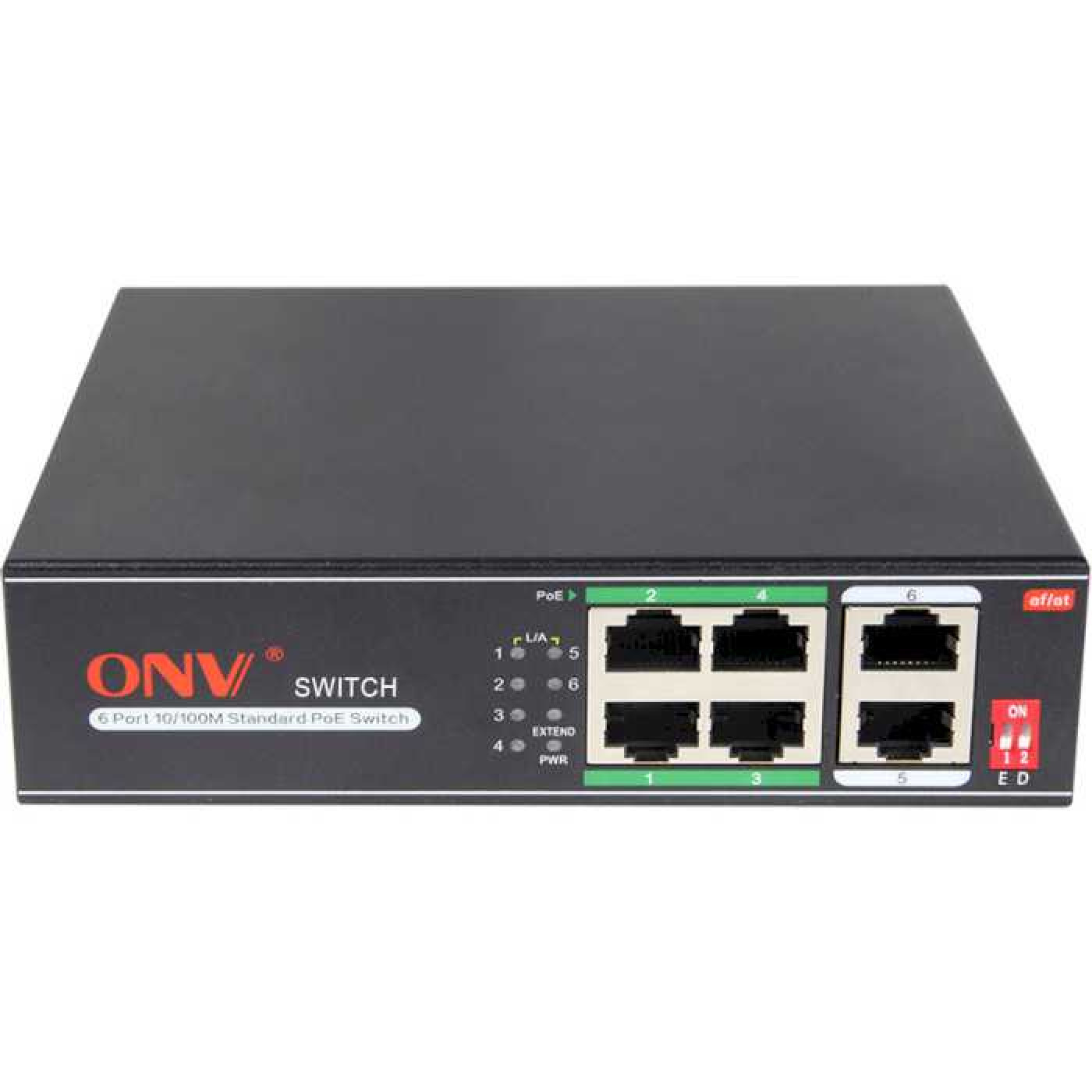 Коммутатор ONV H1064PL 4х портовый PoE ONV-H1064PL