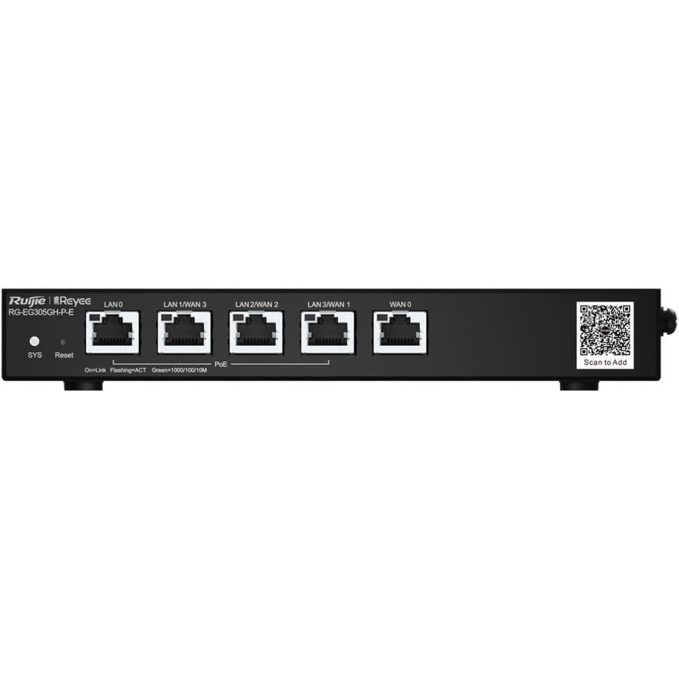 Маршрутизатор Ruijie Reyee RG-EG305GH-P-E (RG-EG305GH-P-E)