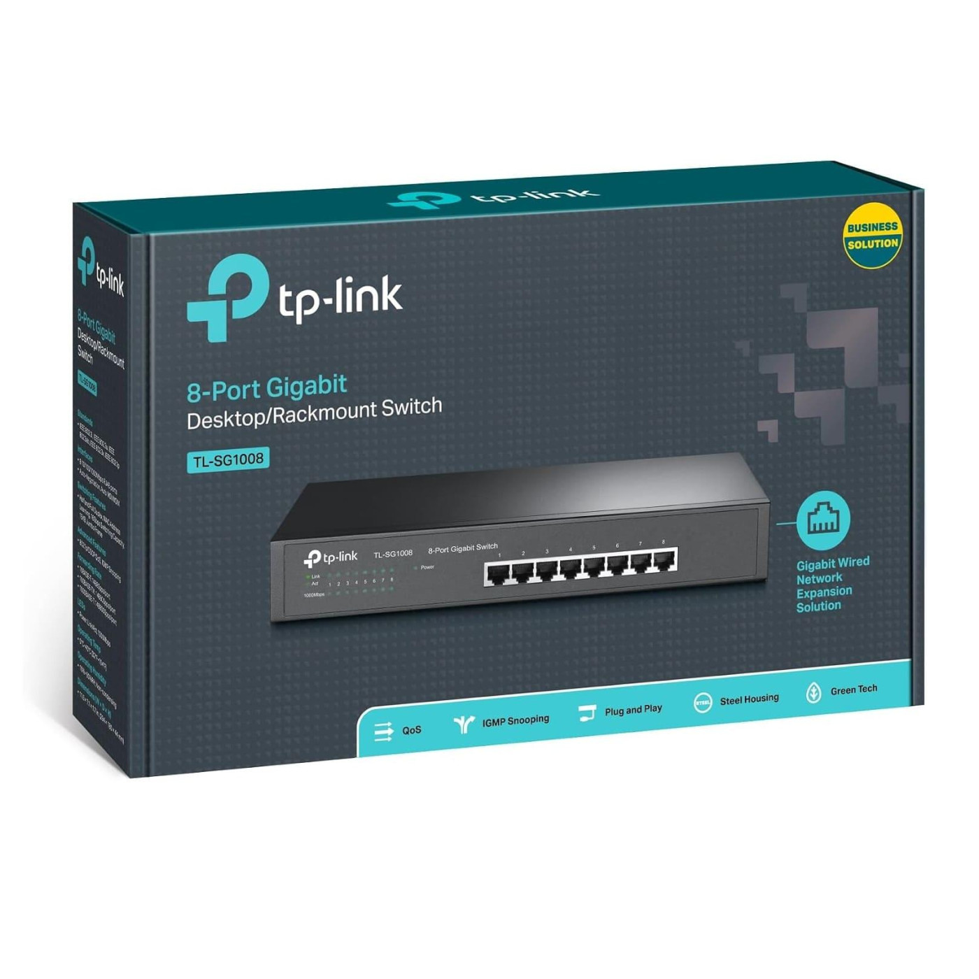 Комутатор TP-Link TL-SG1008 (TL-SG1008)