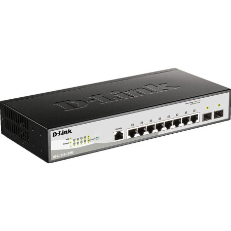 Комутатор D-Link 8x1000Base-T, 2x1000Base-X SFP (DGS-1210-10/ME/E)