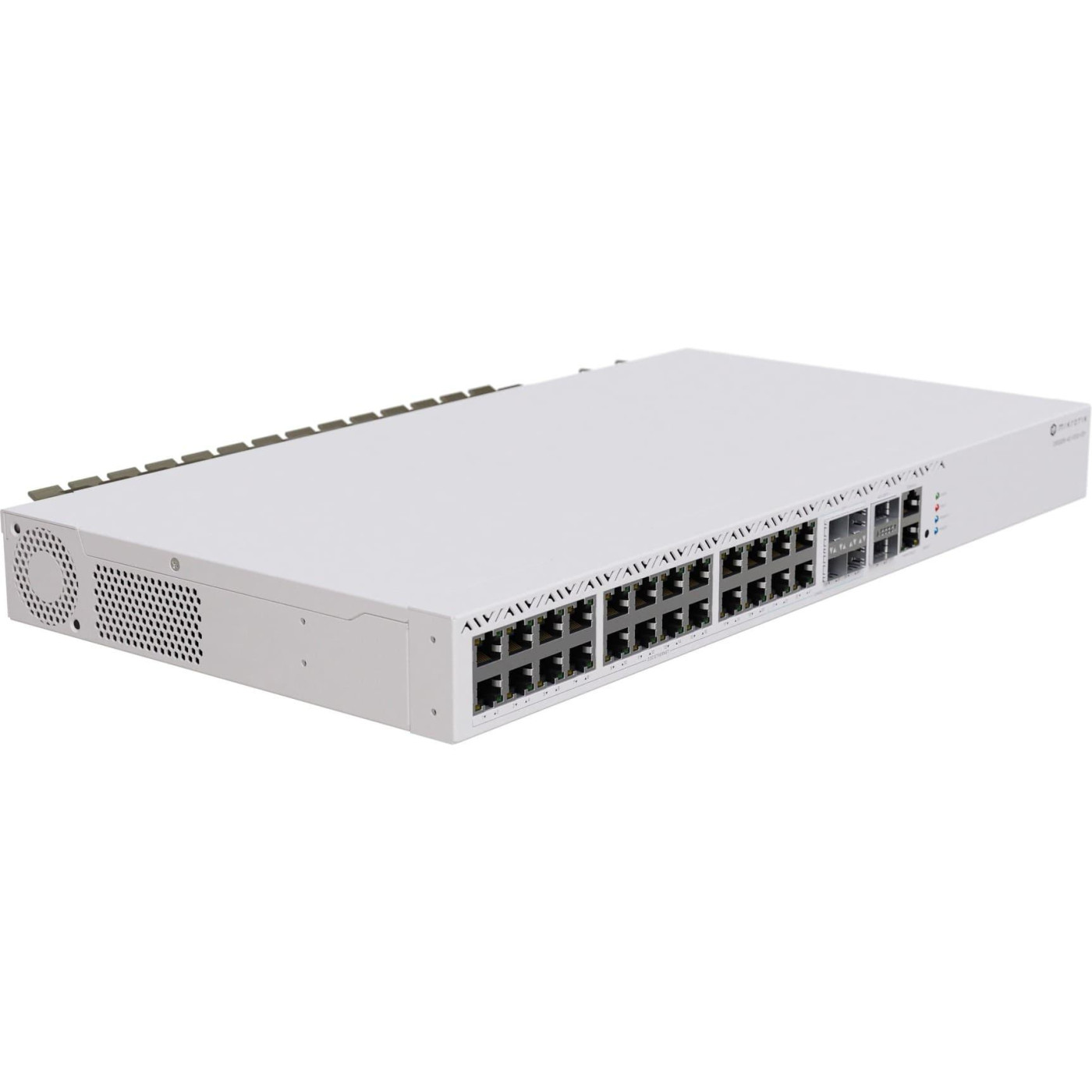 Комутатор MikroTik CRS326-4C+20G+2Q+RM, 1x10/100 , 20x2.5G, 4xCombo 10G Ethernet/SFP+, 2x40G QSFP+, (CRS326-4C+20G+2Q+RM)