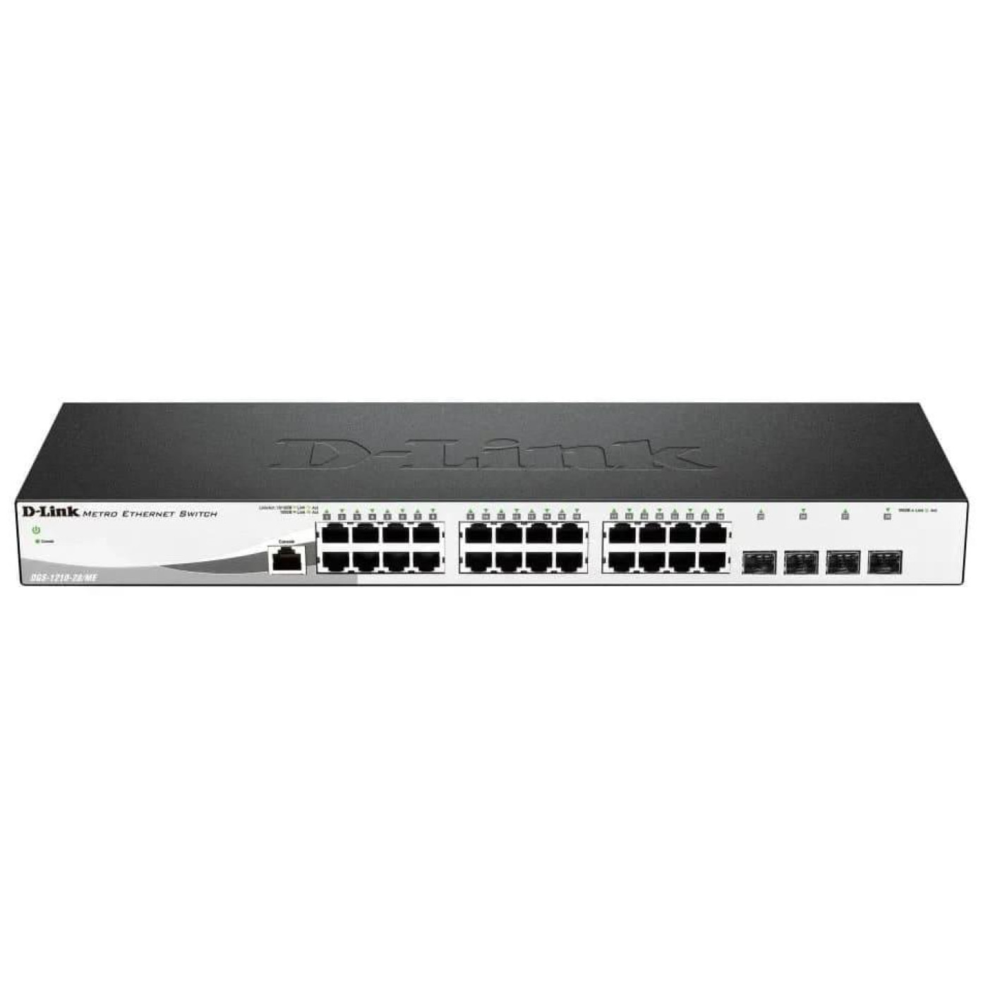 Комутатор D-Link 24x1000Base-T, 4x1000Base-X SFP (DGS-1210-28/ME/E)