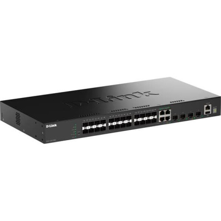 Коммутатор D-Link 20 x SFP ports, 4 x GE/SFP combo ports, 4 x 10G SFP (DGS-1530-28SC/E)