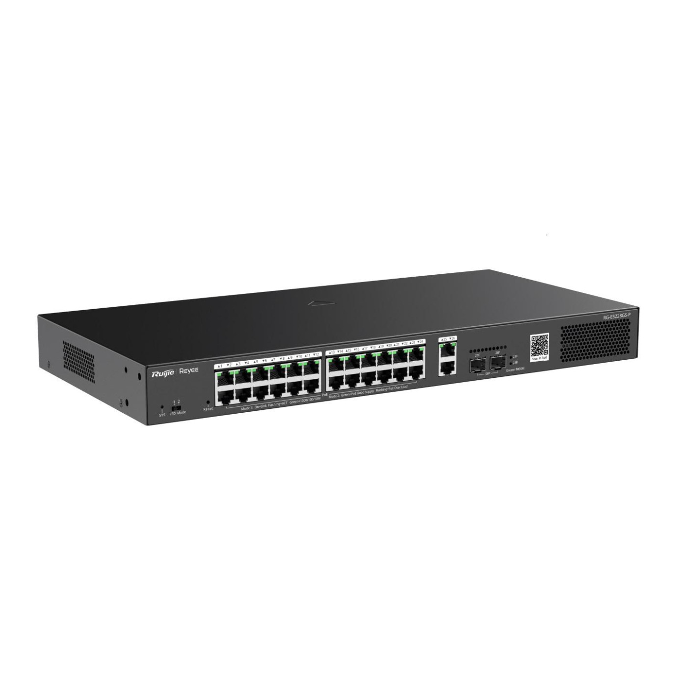 Коммутатор Ruijie Reyee RG-ES228GS-P (RG-ES228GS-P)