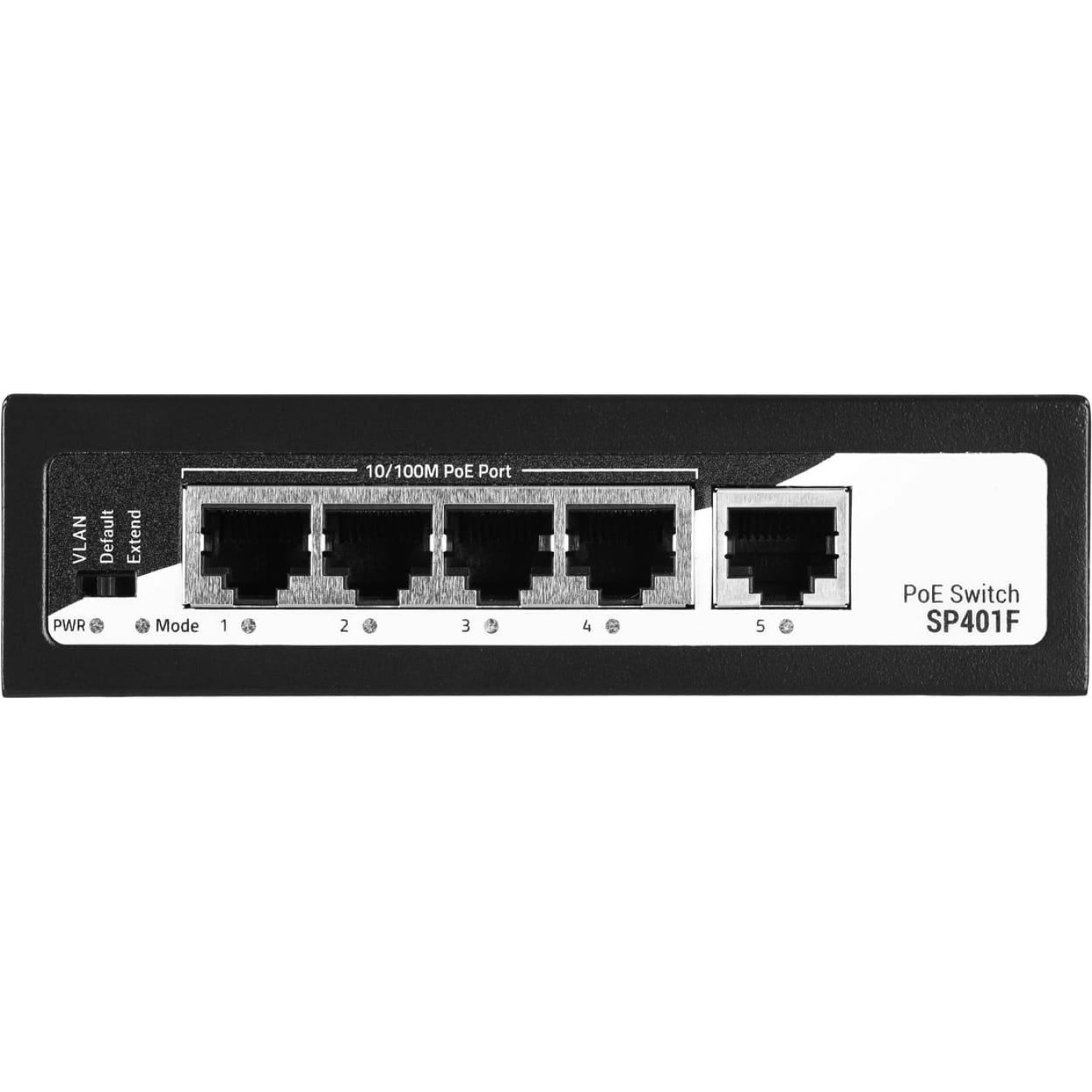 Коммутатор 2E Network active 2E PowerLink SP401F 4xFE PoE+, 1xFE Uplink, 55Вт (2E-SP401F-2)