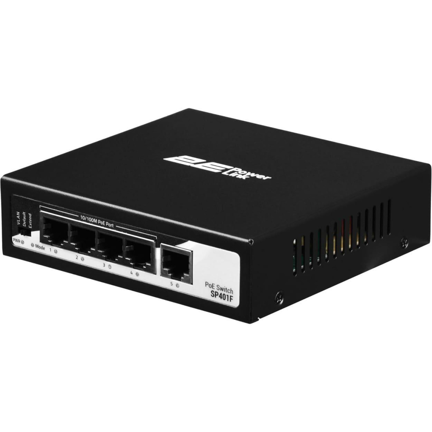 Коммутатор 2E Network active 2E PowerLink SP401F 4xFE PoE+, 1xFE Uplink, 55Вт (2E-SP401F-2)