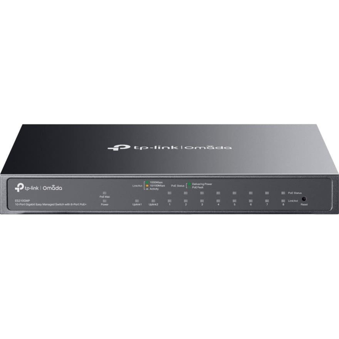Комутатор TP-Link 10-портовий гігабітний (ES210GMP)