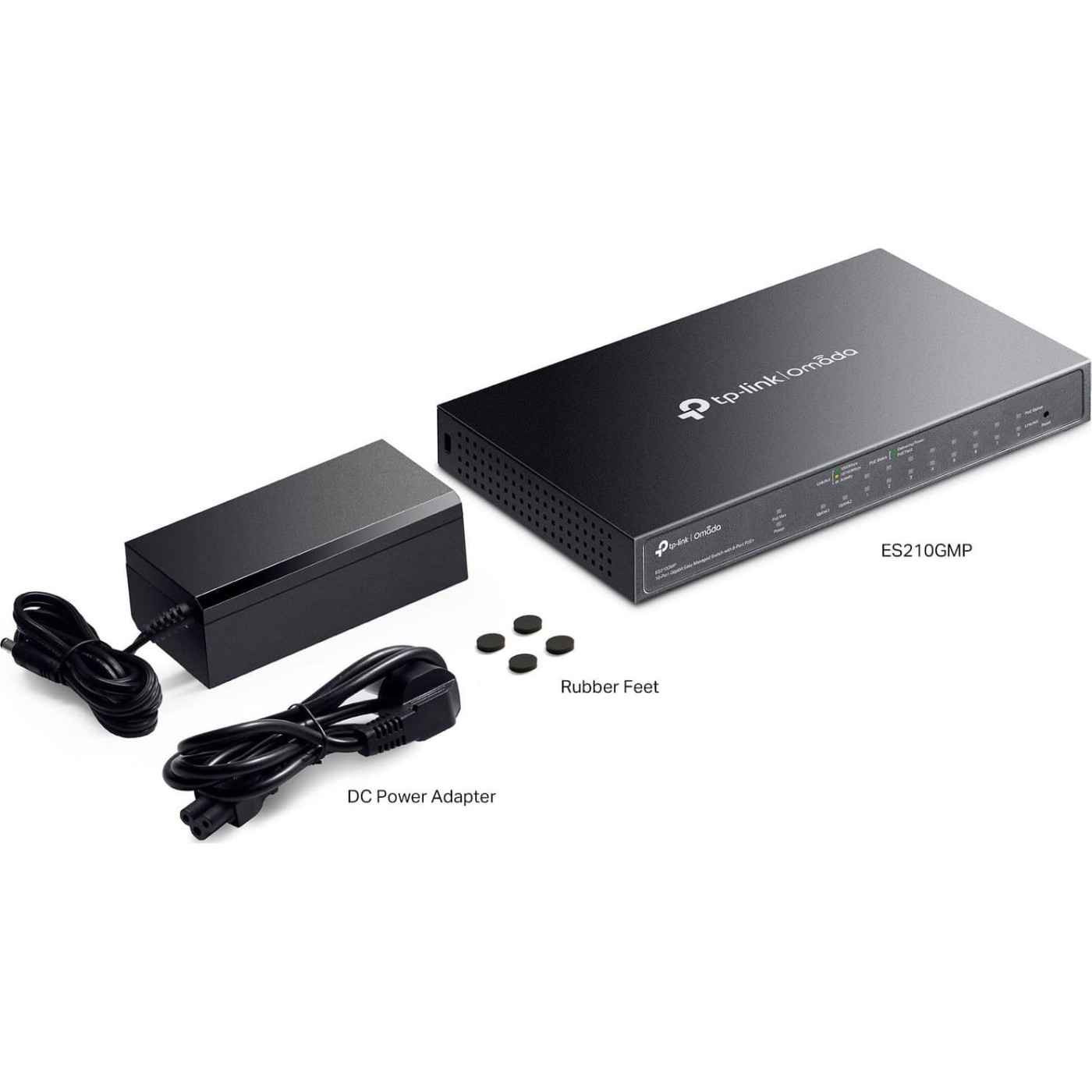 Комутатор TP-Link 10-портовий гігабітний (ES210GMP)