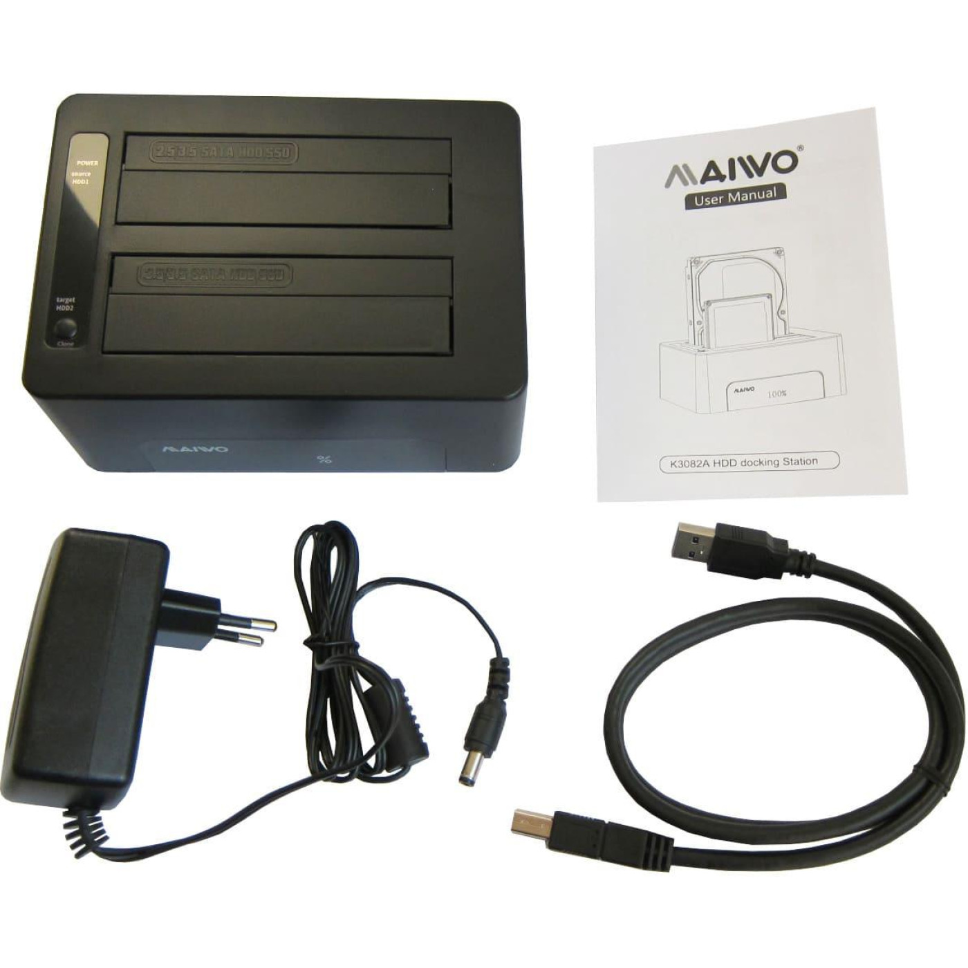 Внешний карман Maiwo клонир. для 2*HDD 2,5