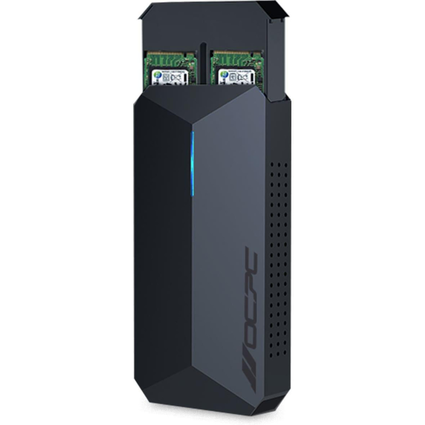 Внешний карман OCPC Azzurro Duo NVMe PCIe M.2 to USB 3.1 (OCAZZM2ECSD)