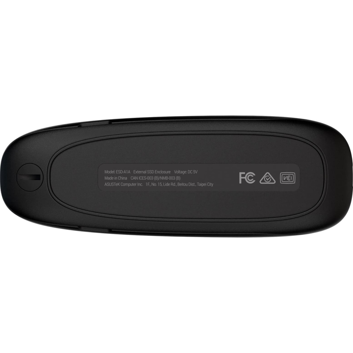 Внешний карман ASUS для SSD COBBLE/BLK/G/AS/ESD-A1A/BLK/G/ PCIe NVMe M.2 2230/2242/2260/2280 USB Type-C 3.2 Gen 2x1 (90DD02R0-M09000)