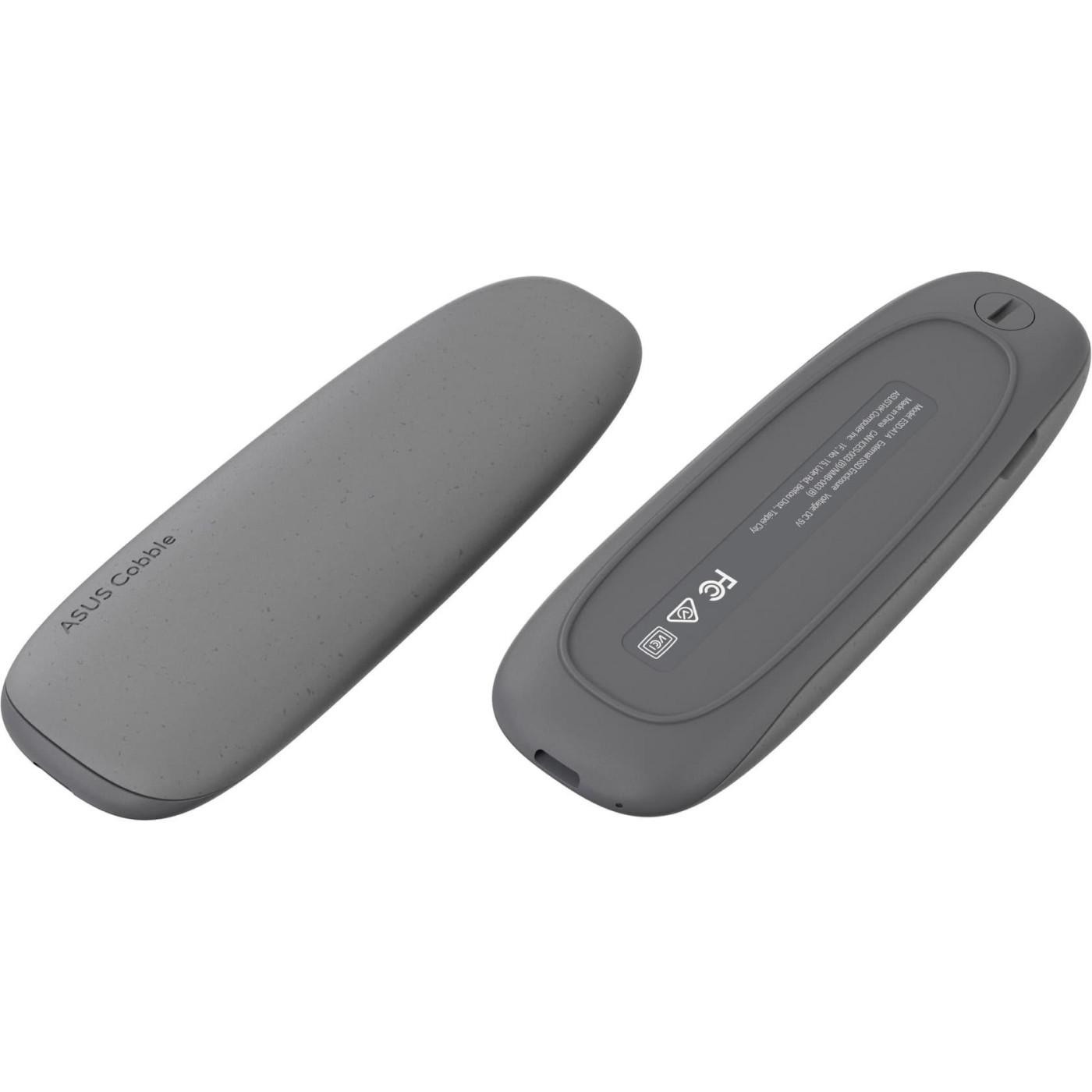 Внешний карман ASUS для SSD COBBLE/GRAY/G/AS/ESD-A1A /GRAY/G/ PCIe NVMe M.2 2230/2242/2260/2280 USB Type-C 3.2 Gen 2x1 сирий (90DD02R6-M09000)