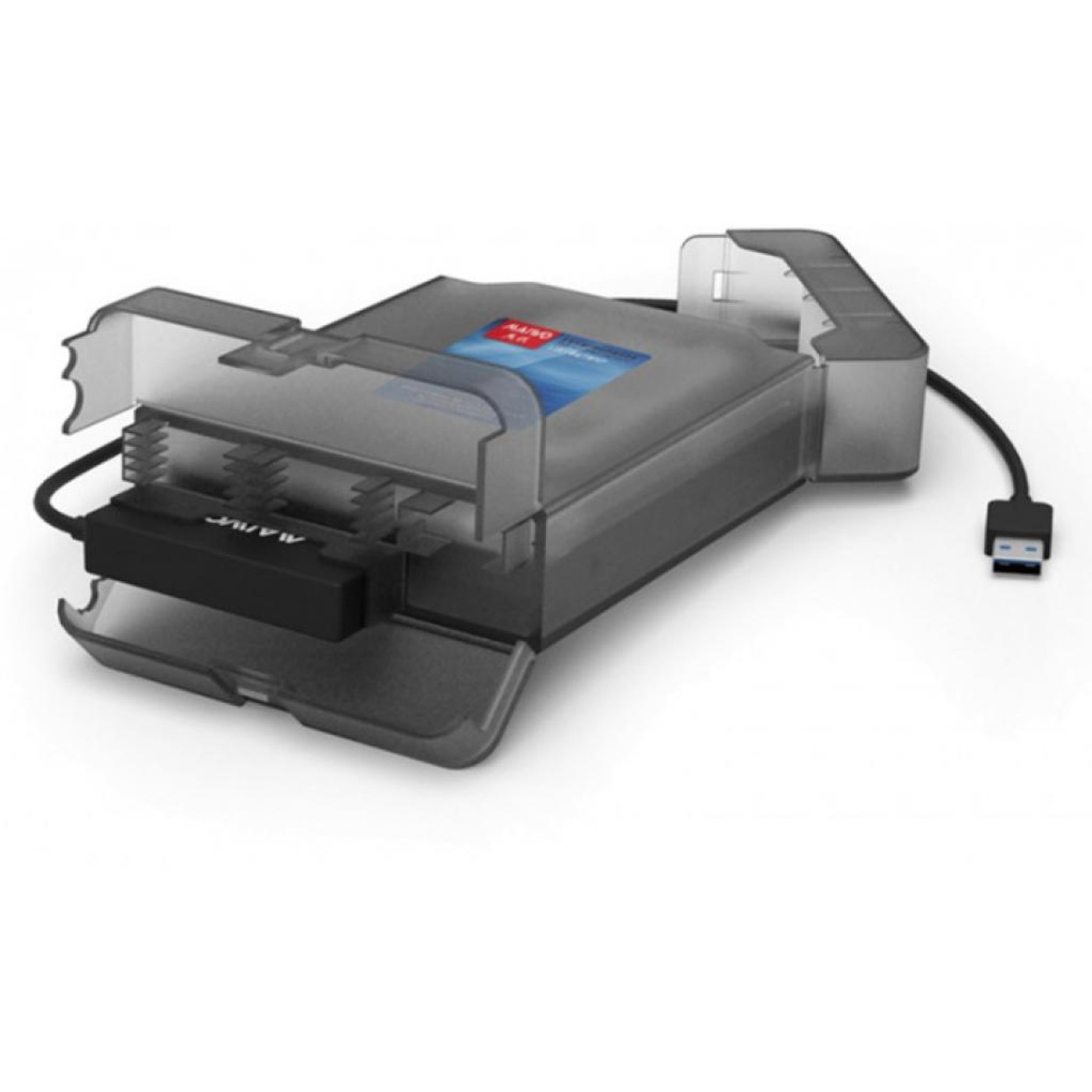 Зовнішня кишеня Maiwo K104A USB 3.0 - SATA III, с Блоком питания 12В/2А (K10435)