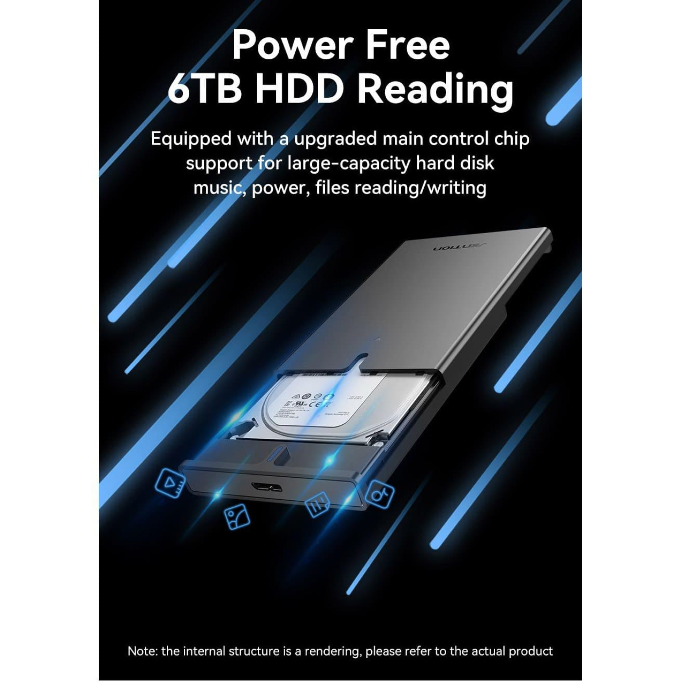 Зовнішня кишеня Vention 2.5