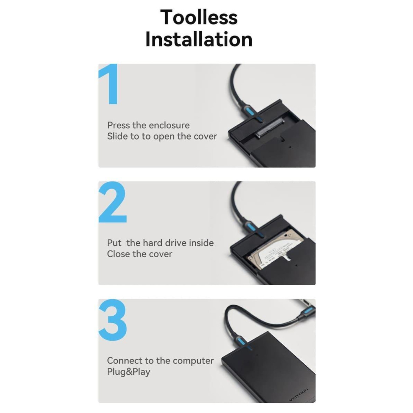 Зовнішня кишеня Vention 2.5