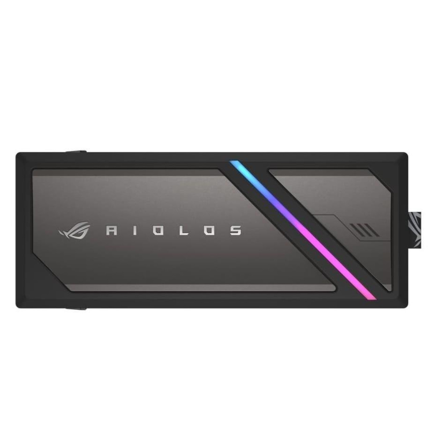 Портативний корпус ASUS для SSD ROG STRIX AIOLOS PCIe NVMe M.2 2230/2242/2260/2280 USB Type-C 3.2 Gen 2x2 ARGB чорний