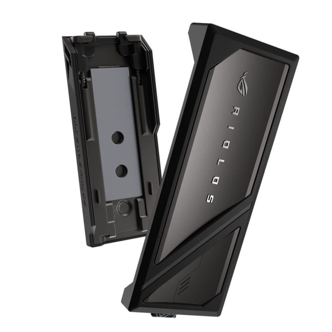 Портативний корпус ASUS для SSD ROG STRIX AIOLOS PCIe NVMe M.2 2230/2242/2260/2280 USB Type-C 3.2 Gen 2x2 ARGB чорний
