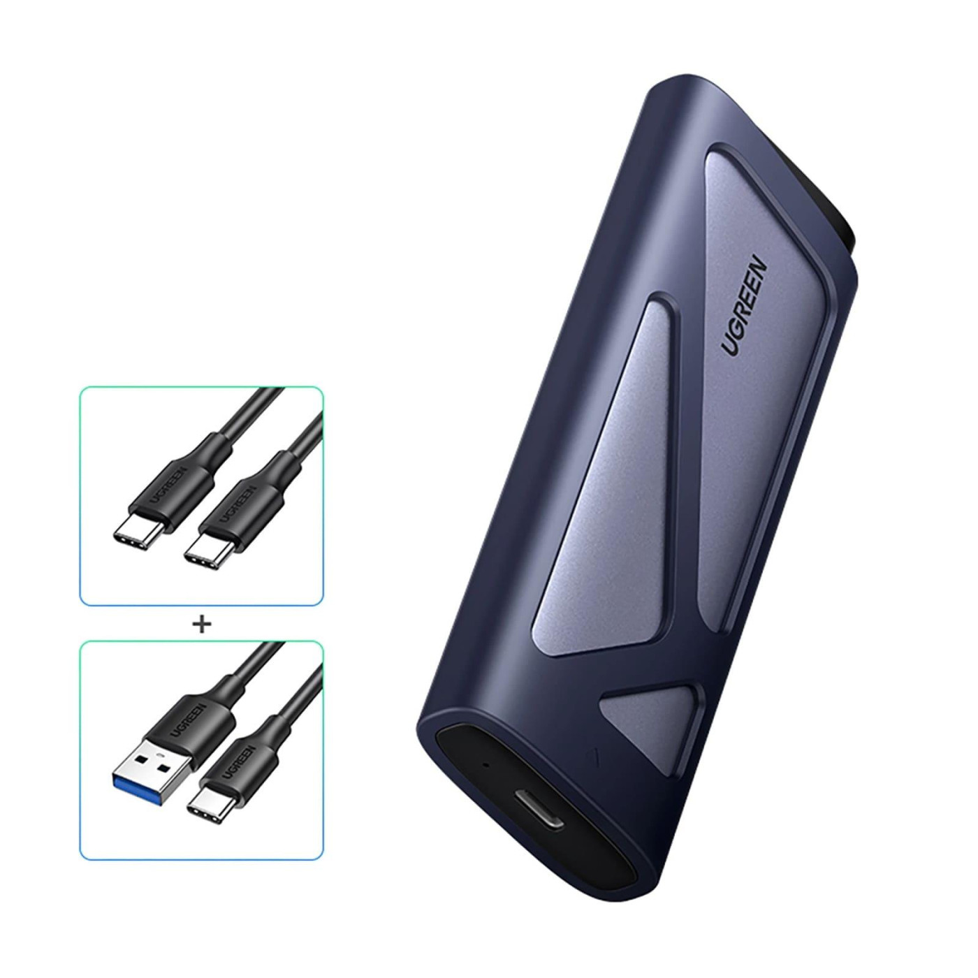 Внешний карман Ugreen CM767 USB 3.2 Gen 2 NVMe/SATA 10 Гбит/с (15813)