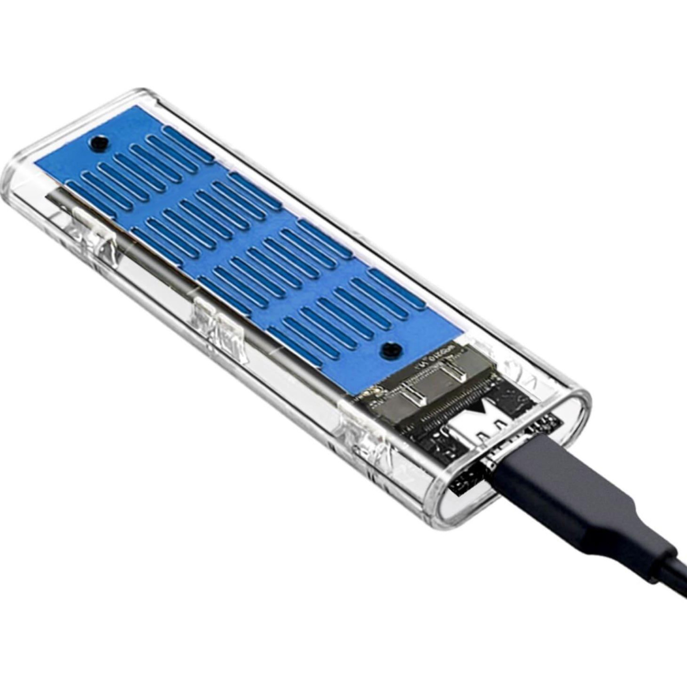 Внешний карман Dynamode M.2 SSD NVMe/SATA combo ч-з USB3.2 GEN2 Type-C (DM-CAD-SSD09)