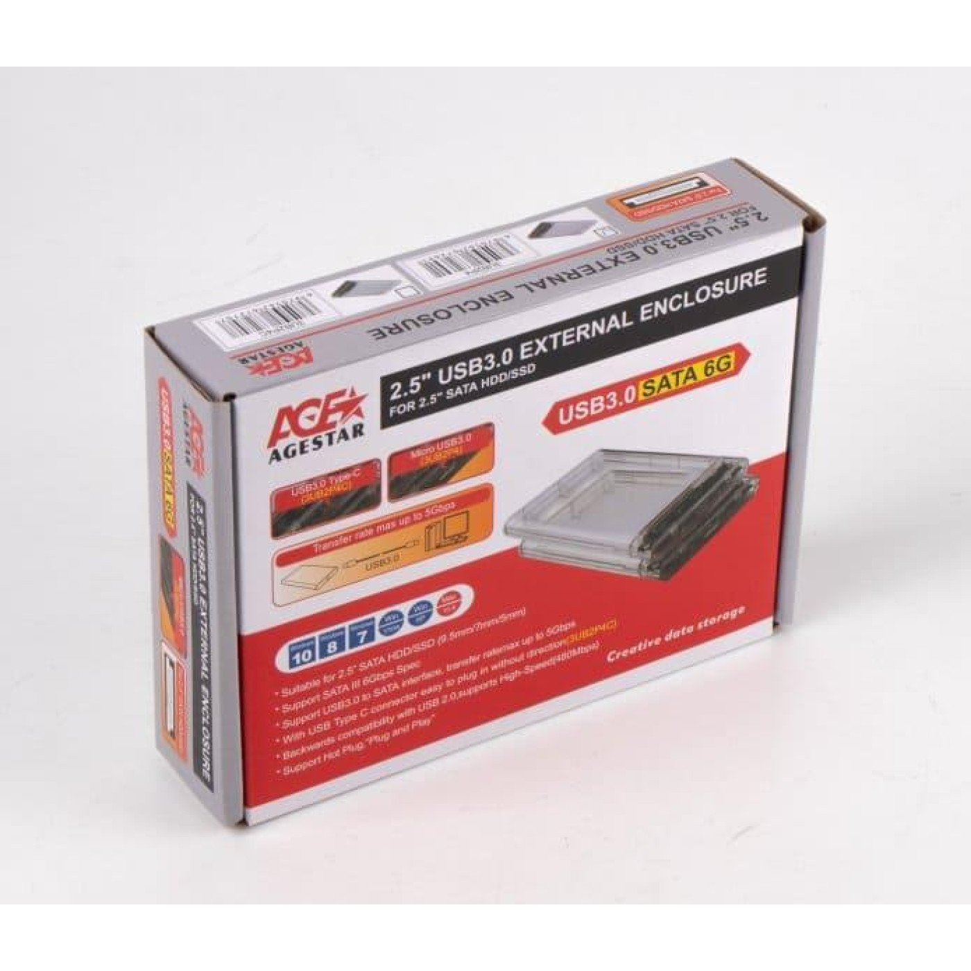 Зовнішня кишеня AgeStar 2.5